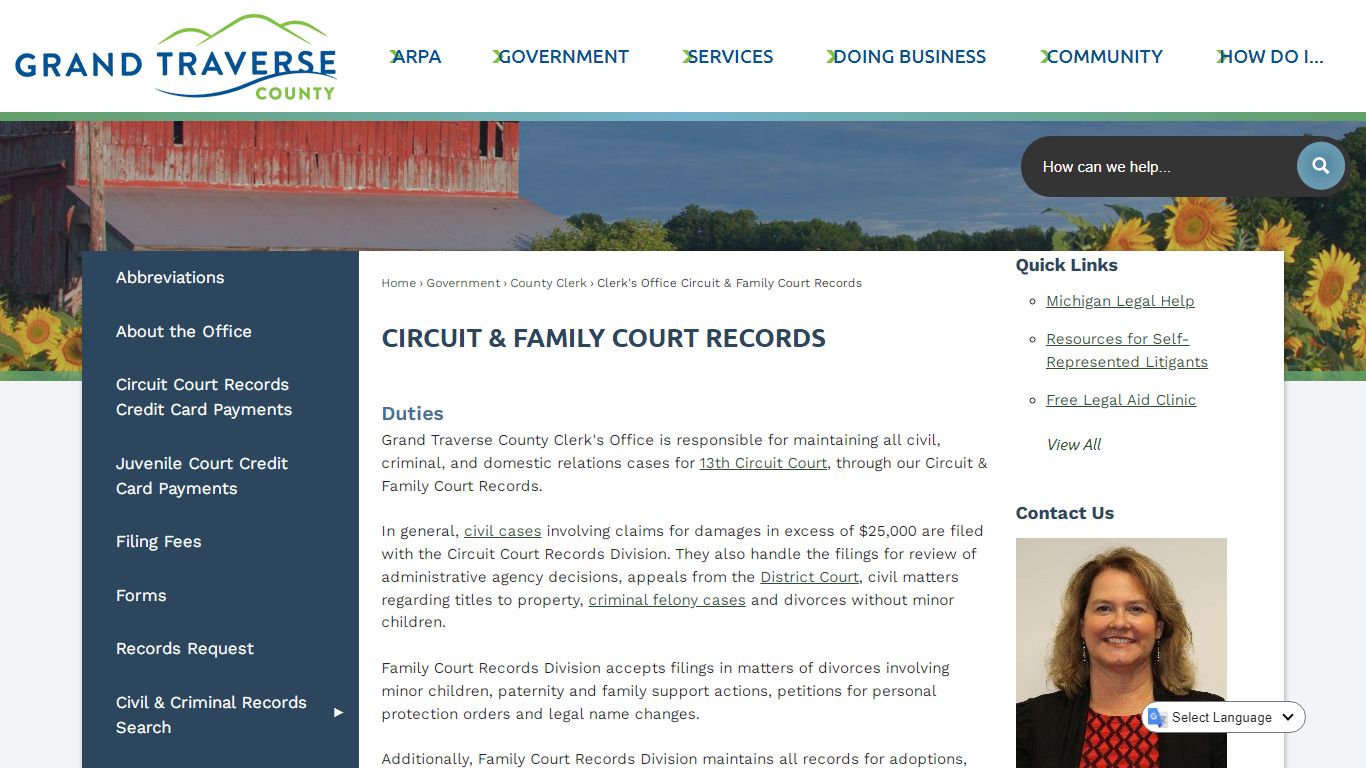 Circuit & Family Court Records | Grand Traverse County, MI