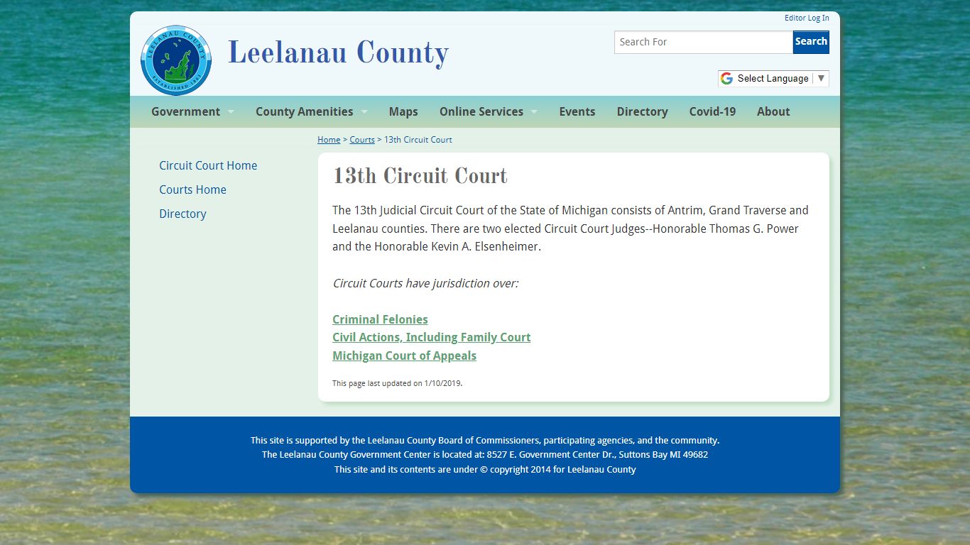 13th Circuit Court | Leelanau County